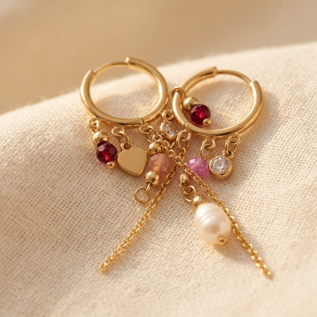 Vintage-Style Tassel Drop Earrings