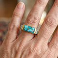 Vintage-Style Turquoise Statement Ring