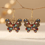 Antique Gold-Tone Bohemian Earrings