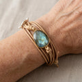 Armbånd i vintagestil med turkissten