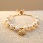 Sterling zilveren armband met barokparels