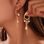 Vintage-Style Tassel Drop Earrings