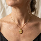 Rosé ketting met tulphanger