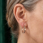 Bohemian Butterfly and Flower Dangle Earrings