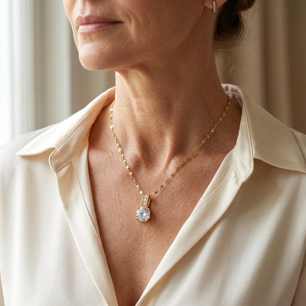 Geometric Bar Collar Chain Necklace