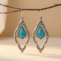 Retro Ethnic Turquoise Earrings