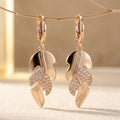 Vintage-Style Leaf Earrings
