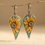 Sunflower Dangle Earrings