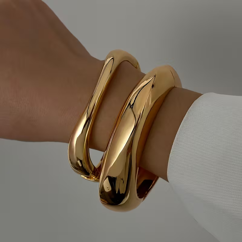 Sculpted Wave Bracelet