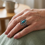 Bohemian Marquise Turquoise Ring