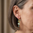 Asymmetric Gold-Tone Geometric Earrings