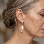 Vintage-Style Leaf Earrings