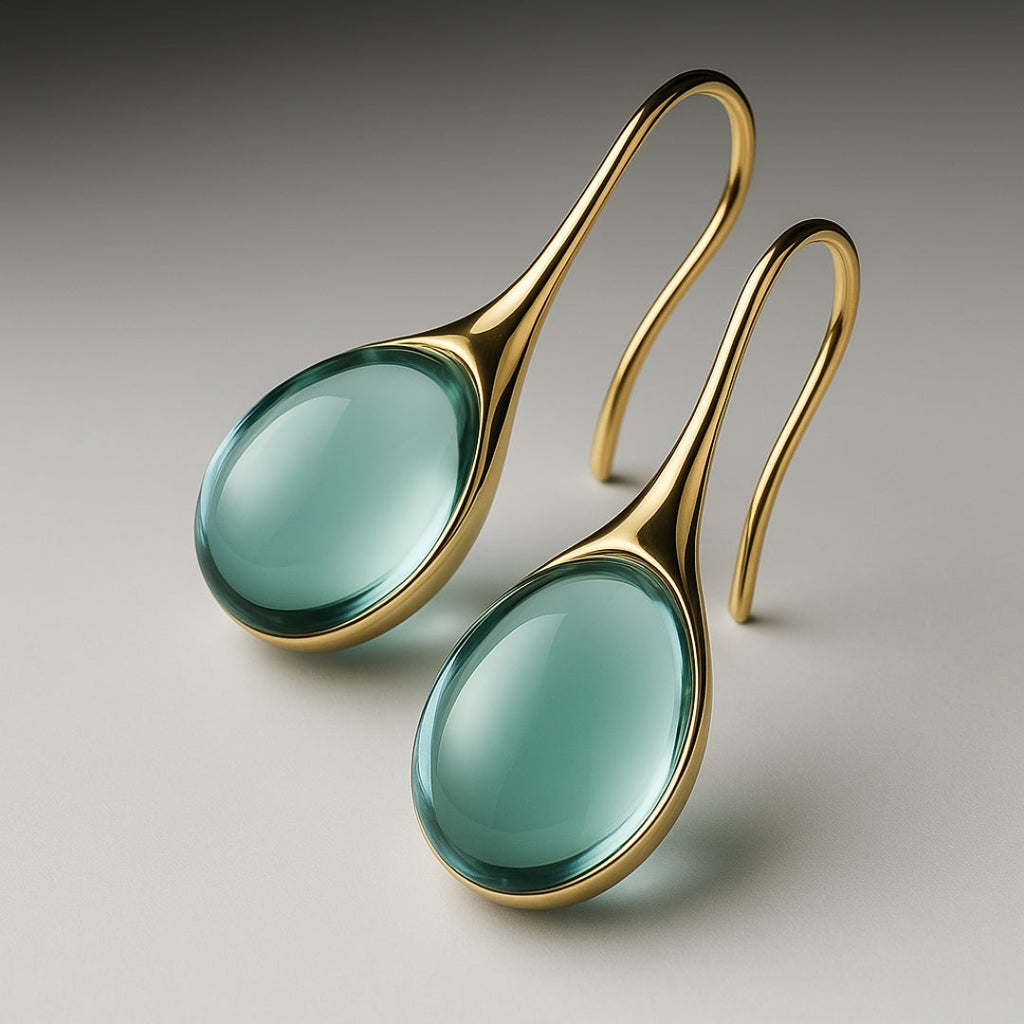 Crystal Drop Earrings in Six Colourways