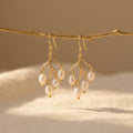 Silver-Tone Baroque Fringe Earrings
