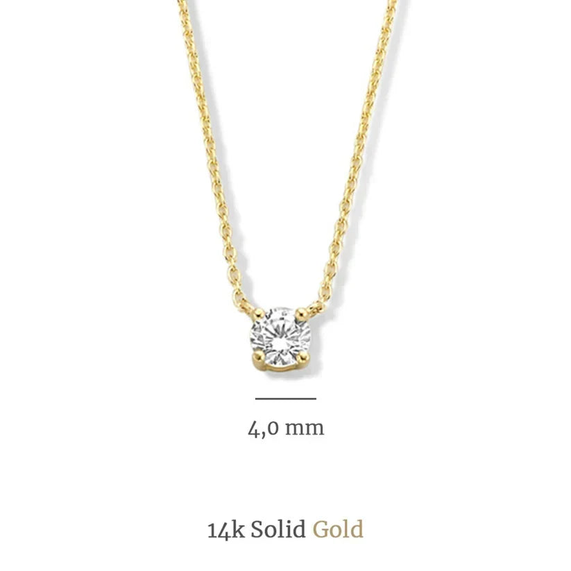 Zirconia Necklace and Bracelet Set