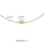 Zirconia Necklace and Bracelet Set
