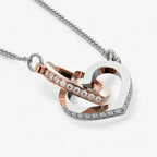 Ketting met harthanger in geschenkdoos