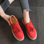 Women's Perforated Slip-On Loafer Trainers