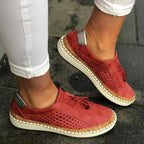 Women's Perforated Slip-On Loafer Trainers