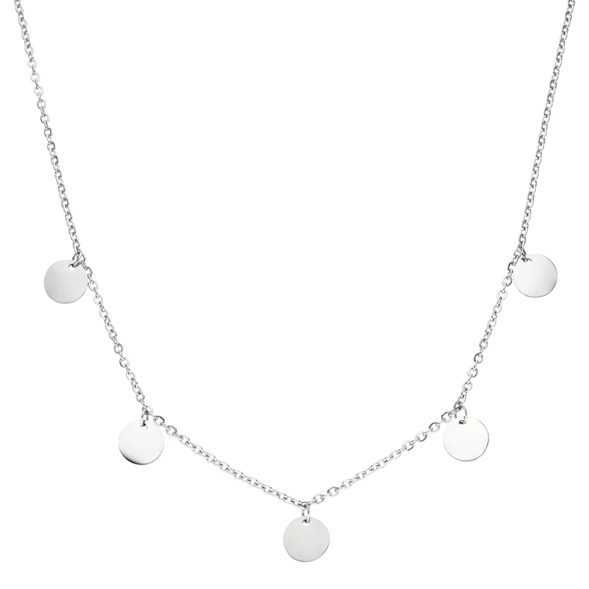 Ketting met boeddhahanger in twee metaalkleuren