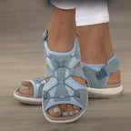 Cut-Out Strap Sport Flat Sandals