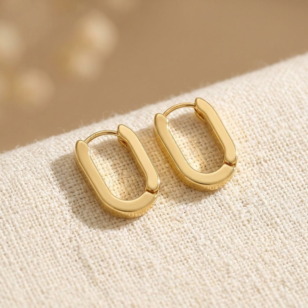 Geometric Hoop Earrings