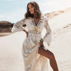 Lace Detail Relaxed Fit Maxi Dress