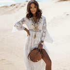 Lace Detail Relaxed Fit Maxi Dress
