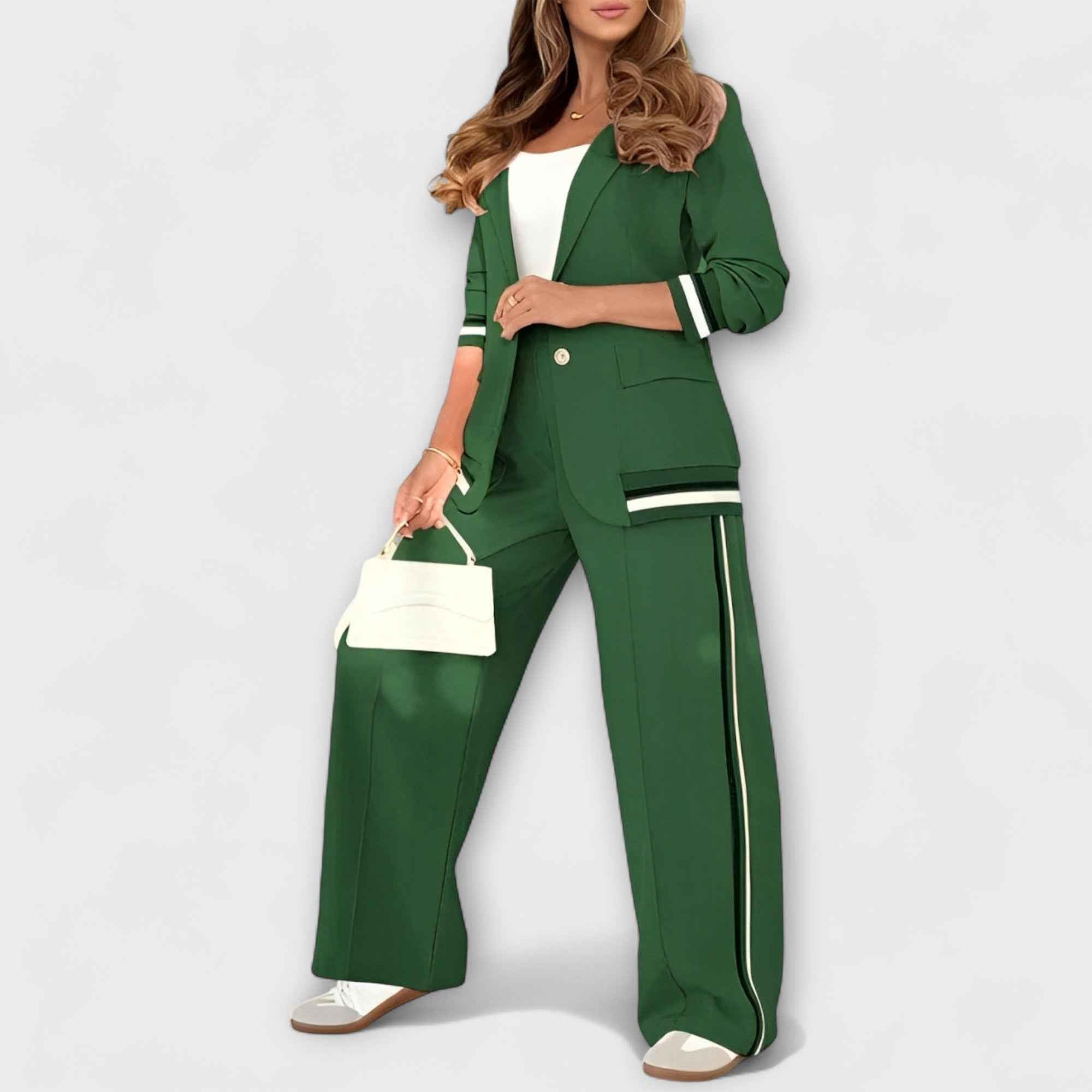 Soft Knit Two Piece Lounge Set with a Relaxed Easy Fit