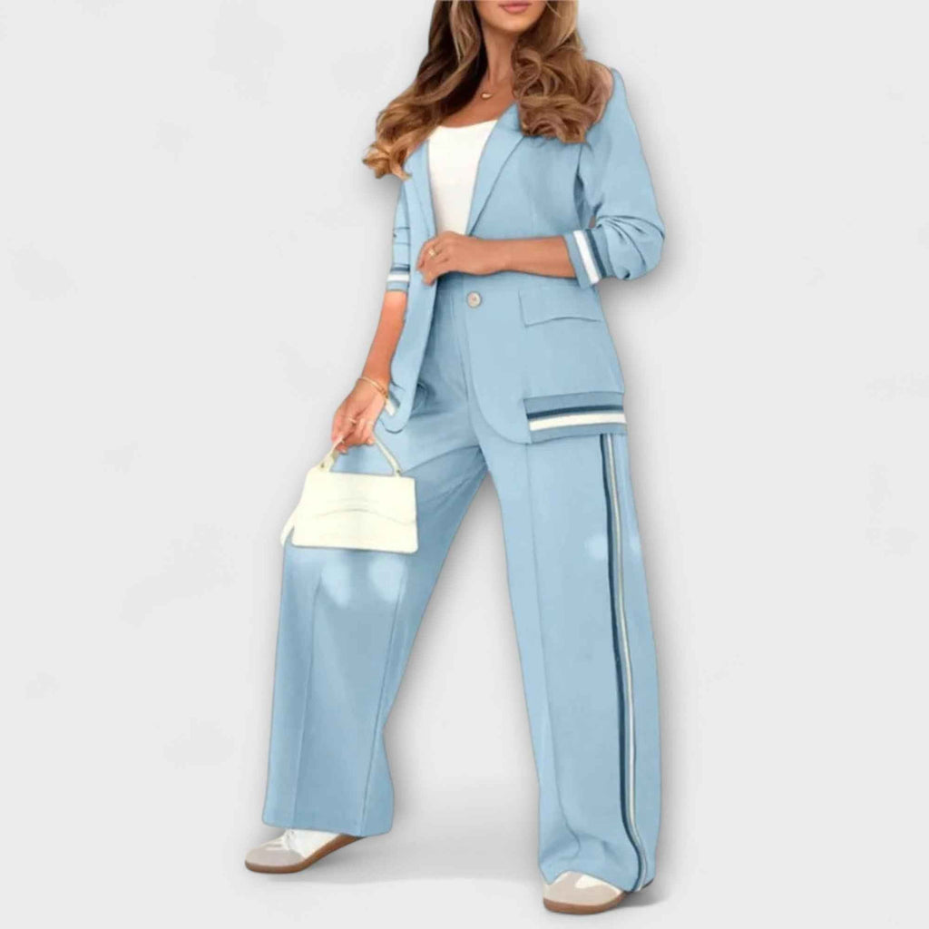 Soft Knit Two Piece Lounge Set with a Relaxed Easy Fit