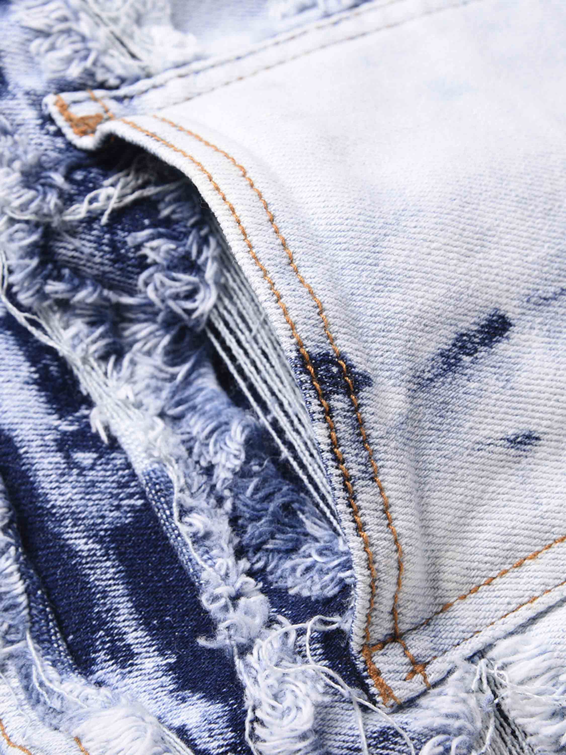 Vintage gewassen jeans met vervaagde afwerking en zachte pasvorm