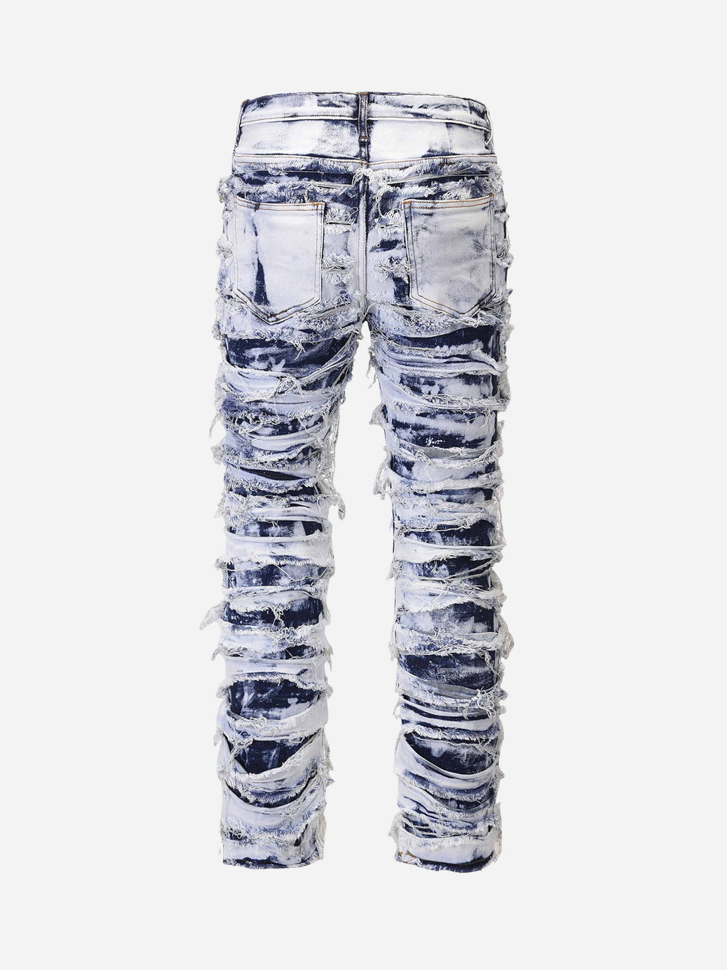 Vintage gewassen jeans met vervaagde afwerking en zachte pasvorm