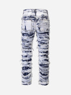 Vintage gewassen jeans met vervaagde afwerking en zachte pasvorm
