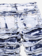 Vintage gewassen jeans met vervaagde afwerking en zachte pasvorm