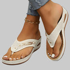 Adjustable Strap Sandals with Contoured Footbed Support
