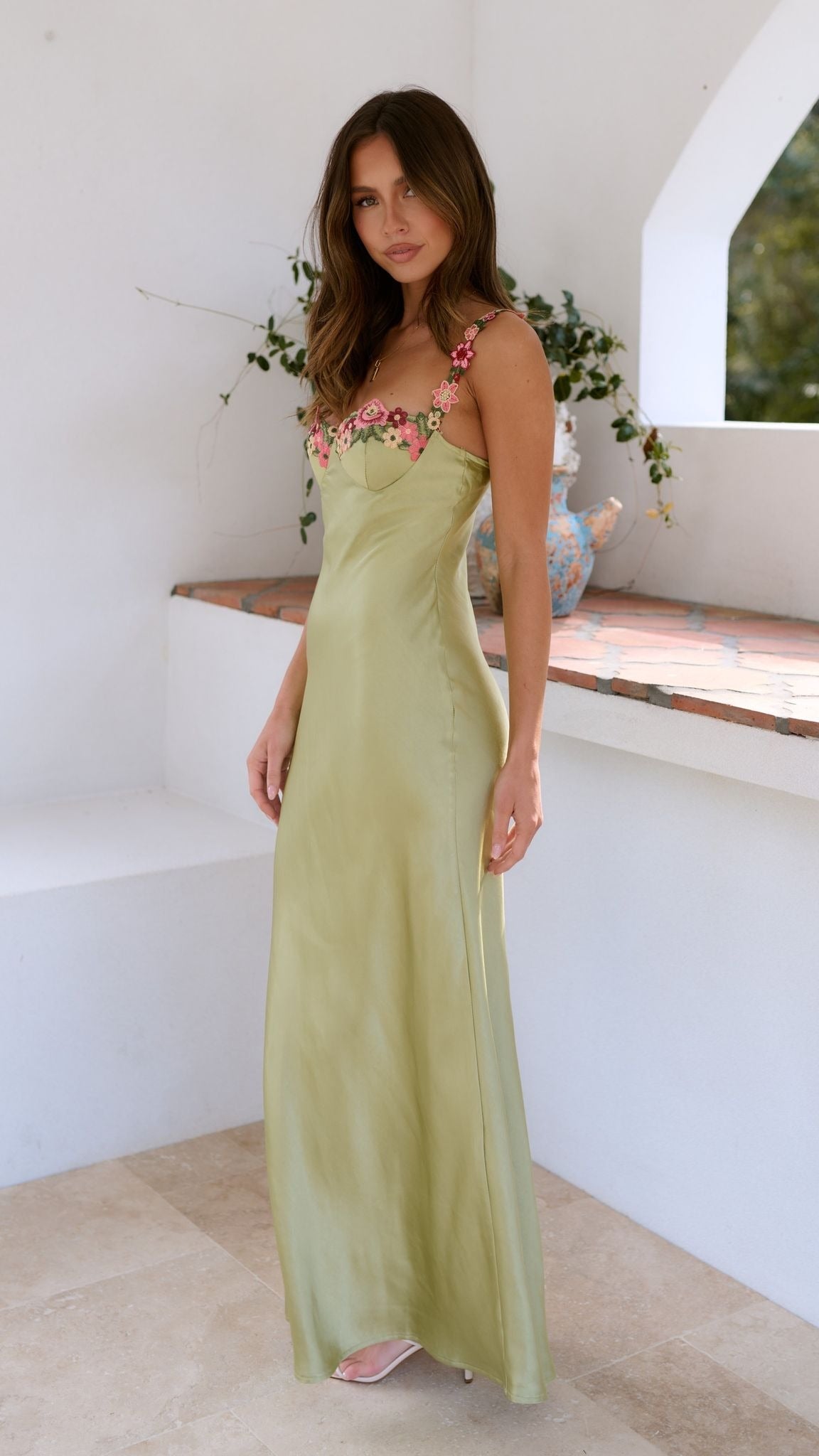 Floral Print Relaxed Flowing Maxi Dress