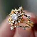 Starlight Shiny Gold-Tone Ring