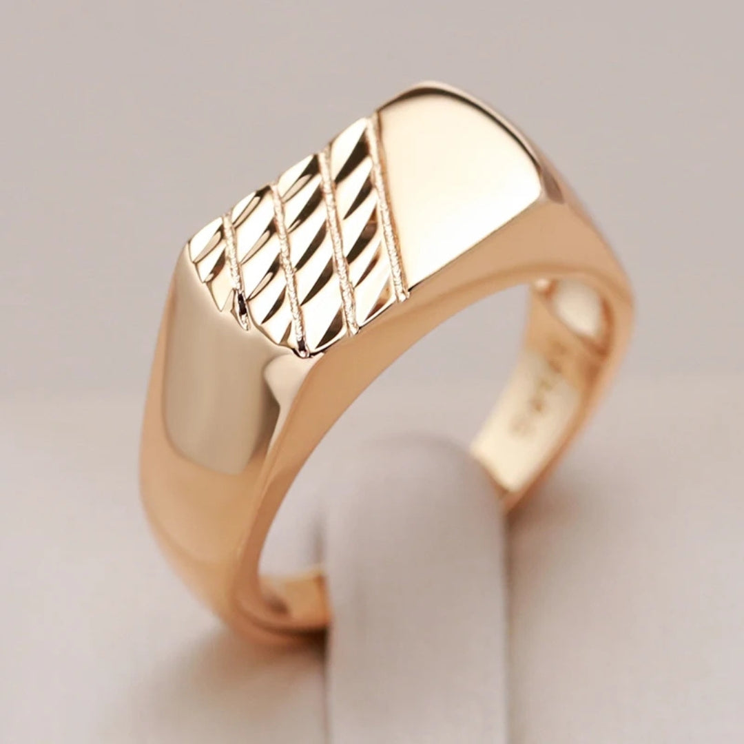 Thick Gold-Tone Ring
