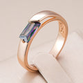 Colourful Inlaid Crystal Ring