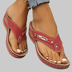 Adjustable Strap Sandals with Contoured Footbed Support