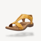 Round-Toe Sandals with Cushioned Footbed