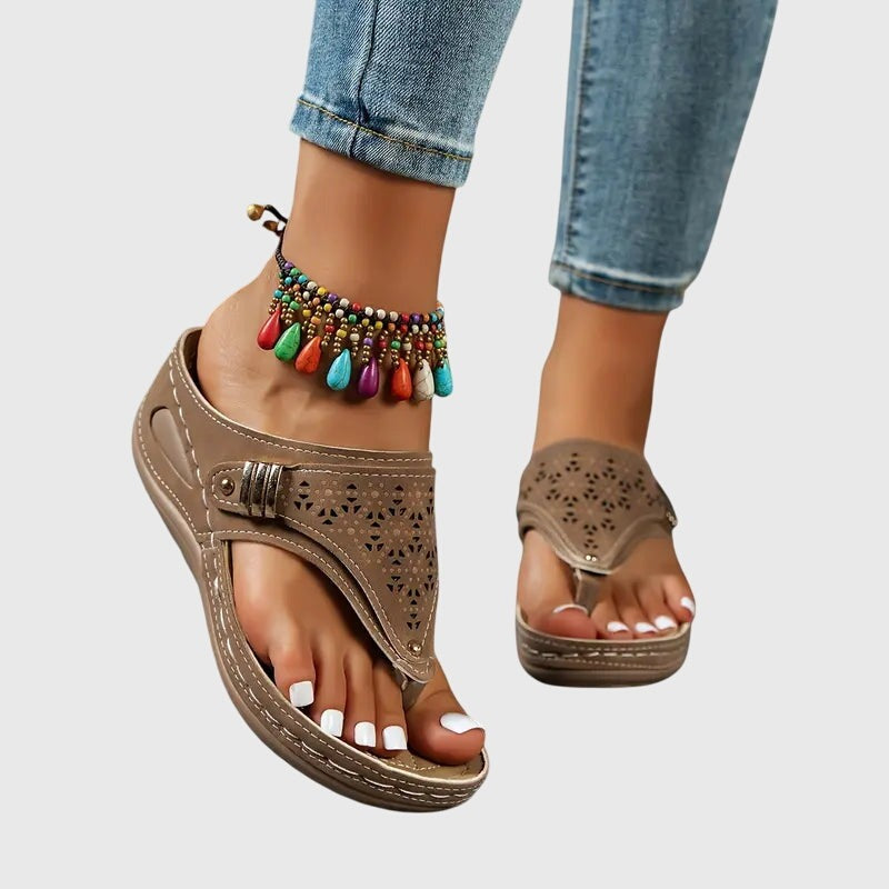 Women's Cushioned Wedge Sandals