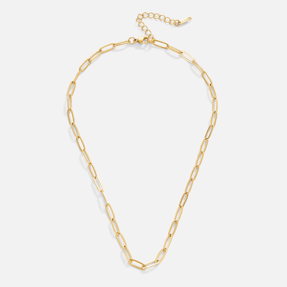 Gold-Tone Clip Necklace