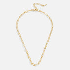 Gold-Tone Clip Necklace