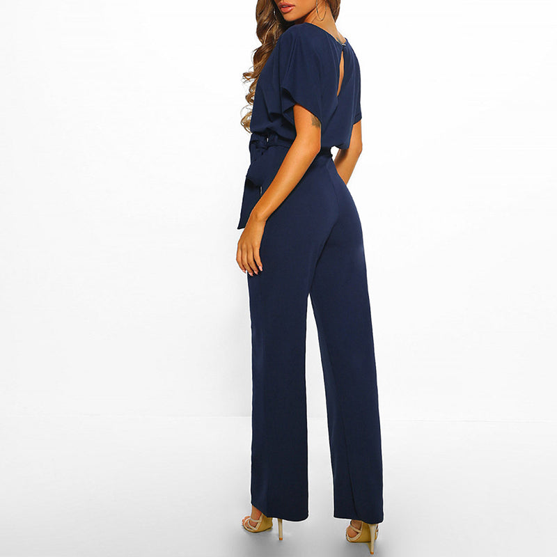 Penelope Short-sleeve Jumpsuit