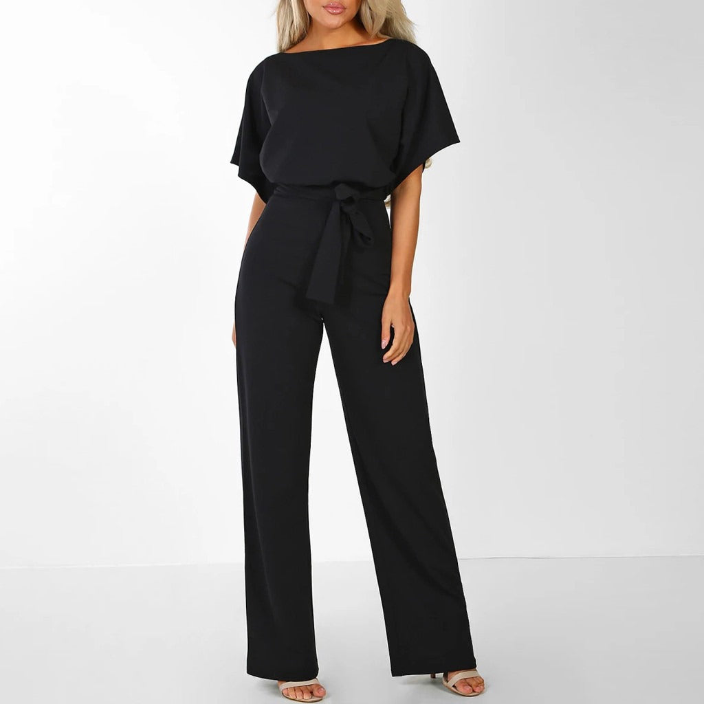 Penelope Short-sleeve Jumpsuit