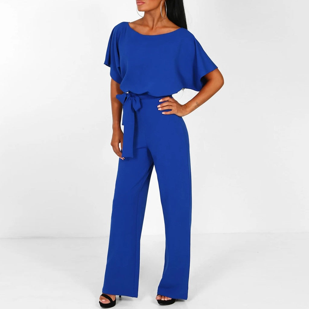 Penelope Short-sleeve Jumpsuit
