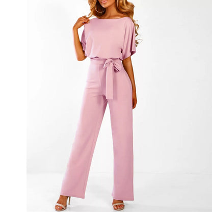 Penelope Short-sleeve Jumpsuit