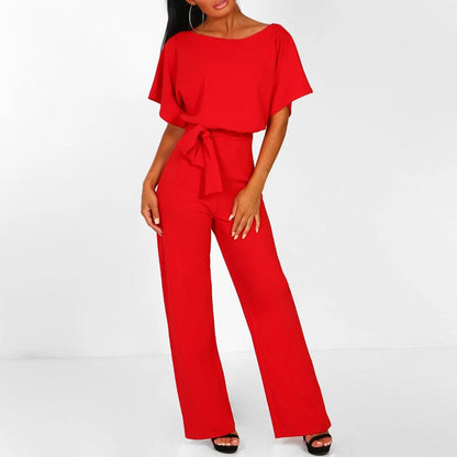 Penelope Short-sleeve Jumpsuit