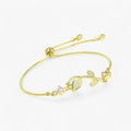 Tulpenbedelarmband met opaal en zirkoon